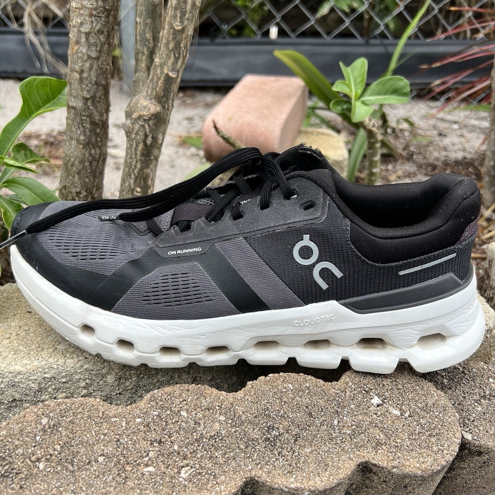 On Cloud - ON Cloudrunner 2 Sneakers - Black/Gray Women's Size 9.5 - Picture 2 of 10